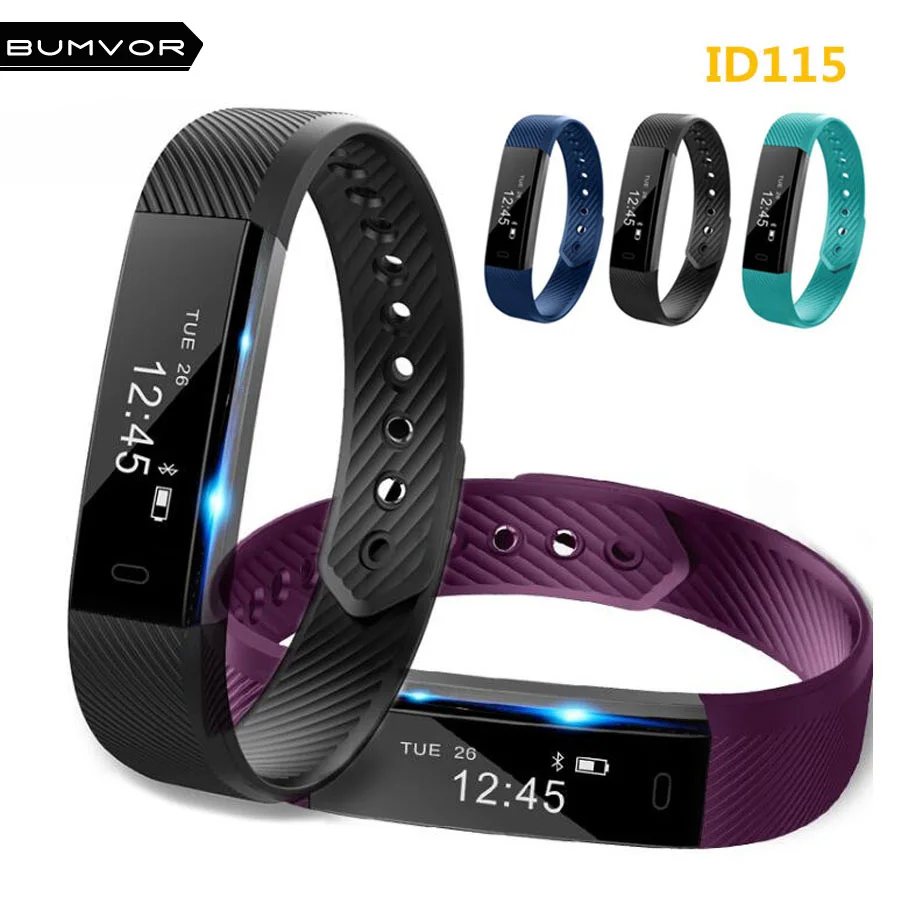 Fitness-Tracker-ID115-Smanitor-Alarm-Clock-Wristband-Smartband-PK-xiaomi-miband2