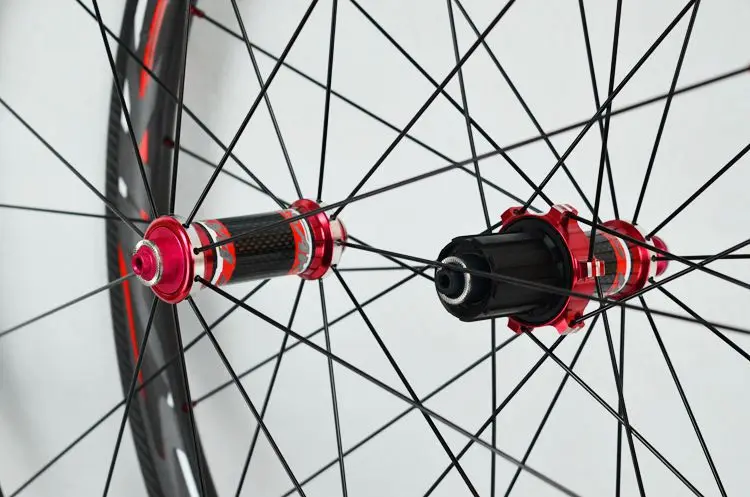 Sale 2018 PASAK Carbon fiber road bike bicycle full carbon wheels C/V brake 40/55 rim wheelset clincher wheel 7