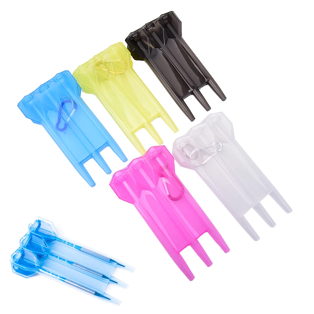 

1 Set Dart Box Plastic Dart Case for Professional Dart Player 5 Colors