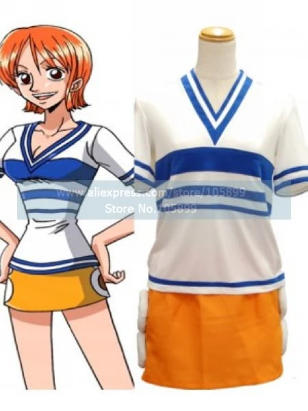 ワンピースナミtシャツコスプレ衣装 Cosplay Costume Nami Costumeone Piece Costume Aliexpress
