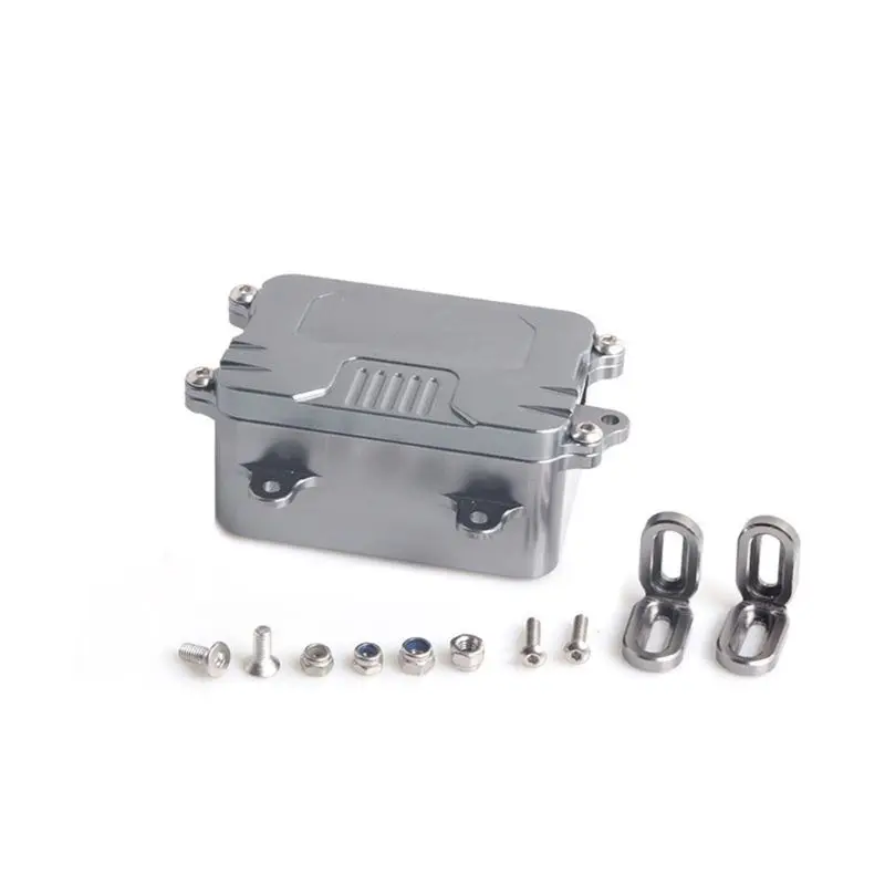 

Hot Sale Metal Receiver Box ESC for 1/10 RC Crawler Car Axial SCX10 RC4WD D90 D110 Upgrade Parts