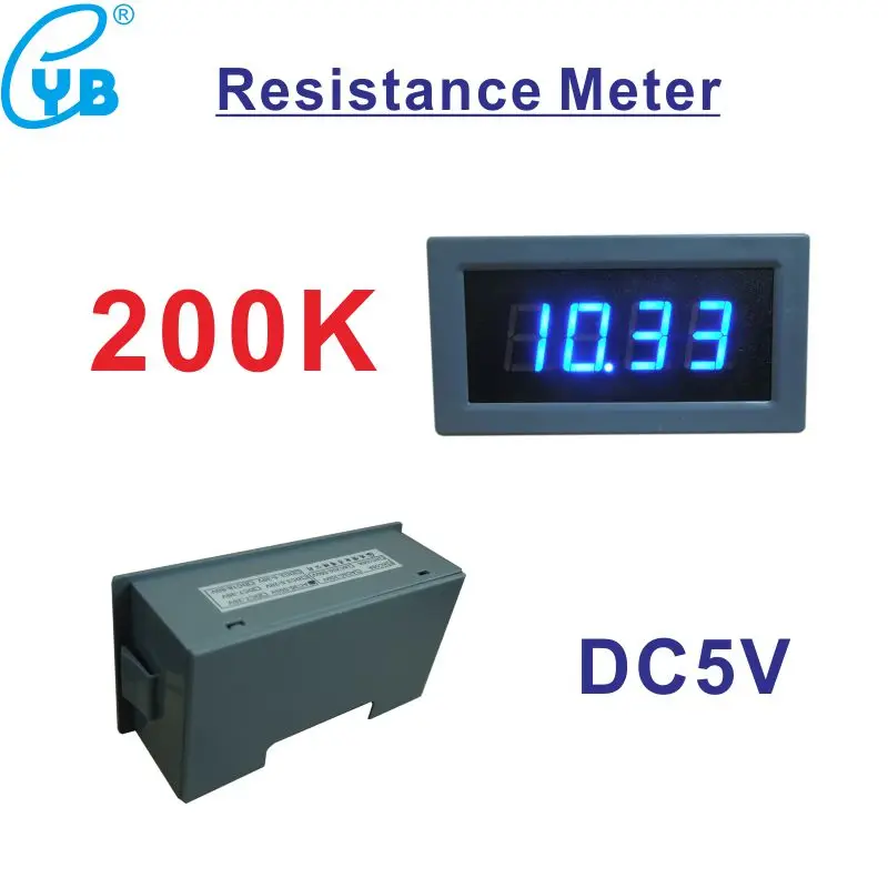 Buy Resistance Gauge 200K Ohmmeter LED Digital Low and