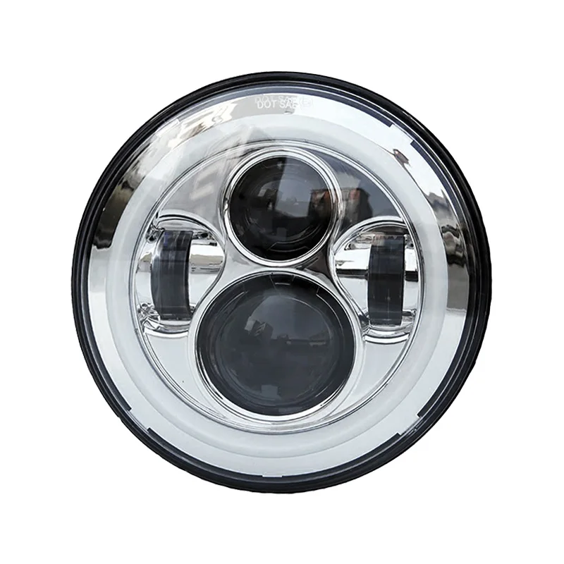 7 Inch Round LED Headlight 7 Projector Headlamp Turn Signal Light For Jeep Wrangler Hummer lada niva 4x4 Suzuki Samurai (11)