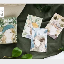 28 листов/набор для себя Lomo карта мини бумажная открытка/поздравительная открытка/подарок на день рождения