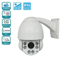 Red Full HD de onvif 1080 P 2MP 10X Mini ptz cámara ip 1080 p 10x zumbido ptz ip cámara domo de velocidad con tarjeta SD ranura