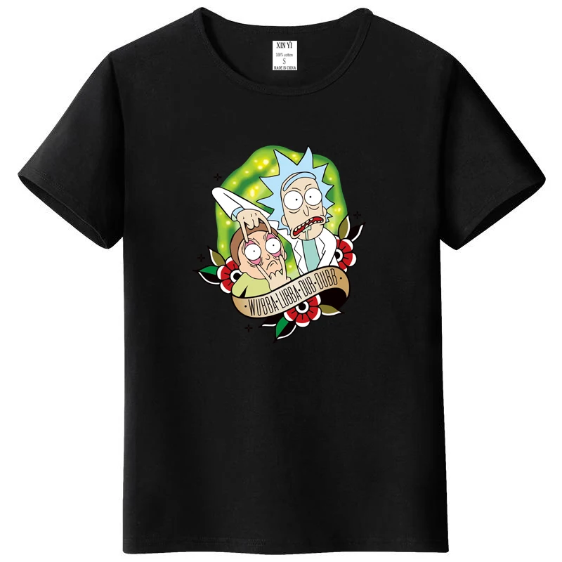 

Men's T-Shirt the New Rick and morty New Anime funny t-shirt Summer T Shirt rick morty Cool Tshirts Tops t-shirt mens