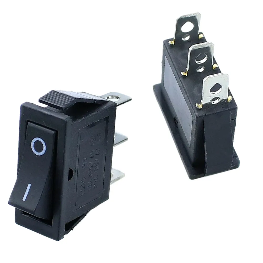 5 шт. большой выключатель DPST BLACK с подсветкой 20A 125 В 16 А 250 KCD3|switch 12v|switch switchdpst rocker switch