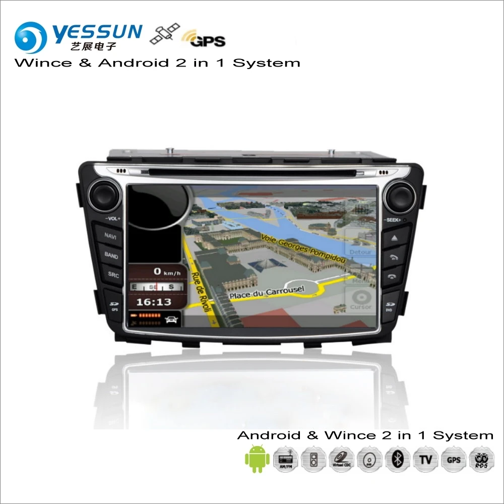 

YESSUN For Hyundai Verna / Accent 2011~2014 - Car Android Multimedia Radio CD DVD Player GPS Navi Navigation Audio Video Stereo