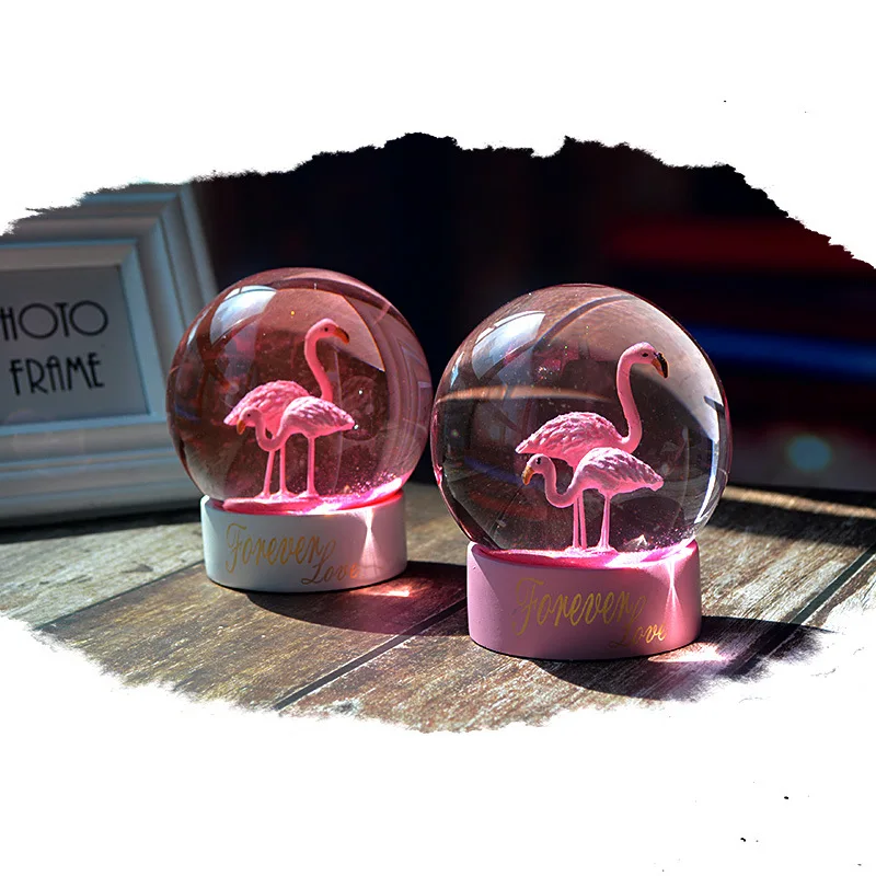 Снежный шар с фламинго. Розовый сувенир. Розовый сувенир. Розовая лошадь. Сувениры с фламинго.