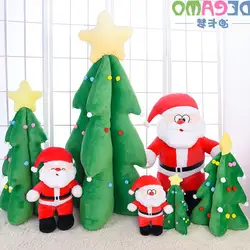 Кэндис Го плюшевые игрушки кукла Санта Клаус Merry Christmas tree старик отец мультфильм Детский наряд для дня Рождения подарок семьи присутствует 1