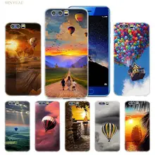 

BINYEAE hot air balloon Sunset sky up Soft TPU case cover for Huawei Honor 8 9 10 lite 7X 6A 6X 6C Pro