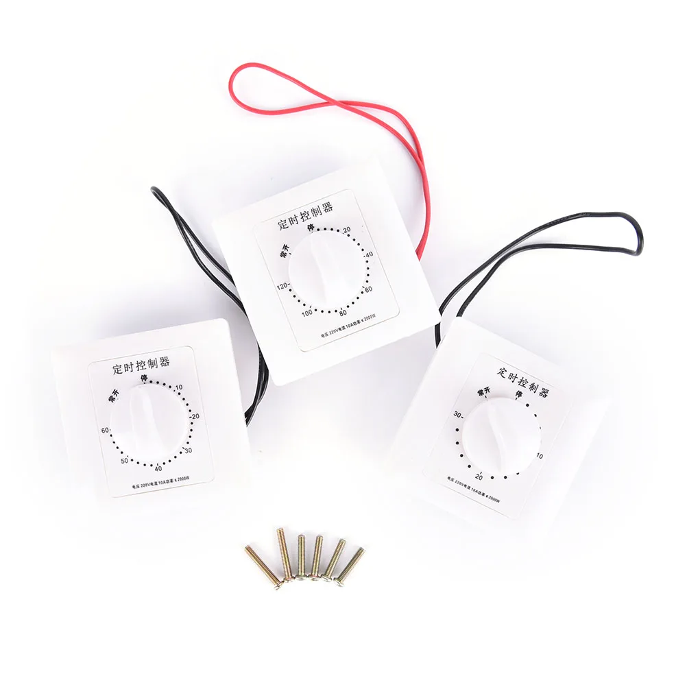 220V Timer Switch Control Pump Timer Mechanical Countdown Control Interruptor 30/60/120 Minutes 1Pc New Arrival AC Timer Switch 220V Timer Switch Control Pump Timer Mechanical Countdown Control Interruptor 30/60/120 Minutes 1Pc New Arrival AC Timer Switch