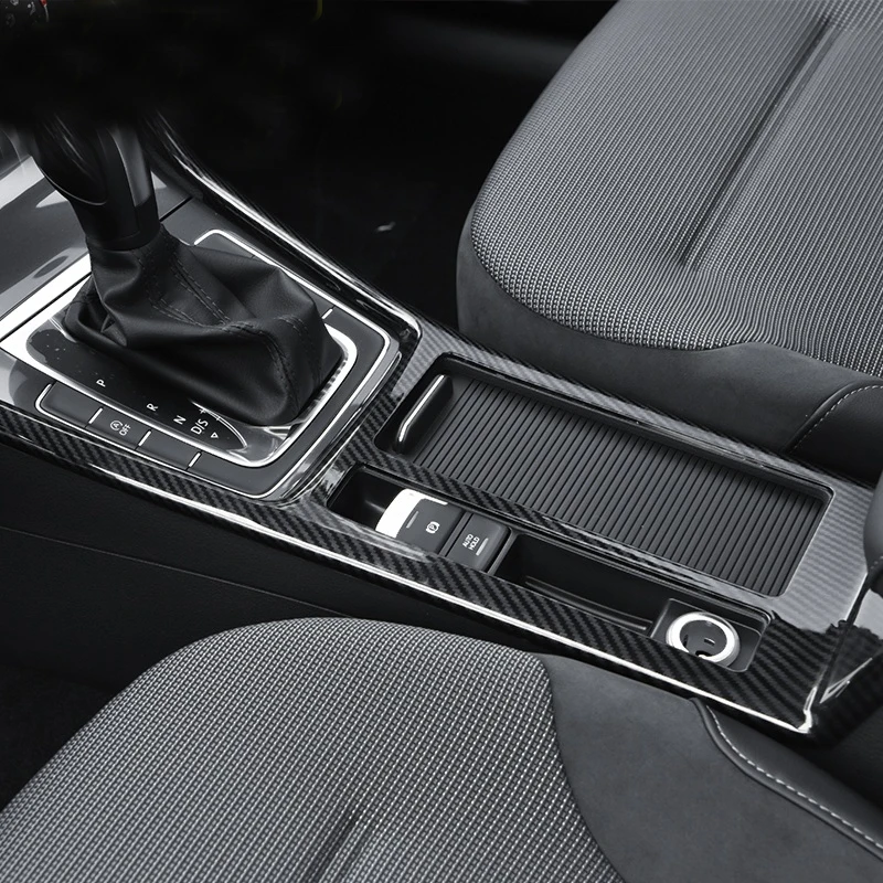 For VW Golf 7 carbon fiber decoration Golf 7.5 car stickers Golf MK7 interior modification accessories in the control stickers