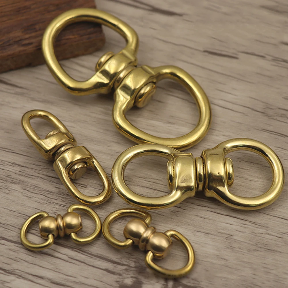 DIY solid brass material rotate belt buckle bag luxury hardwareBuckles