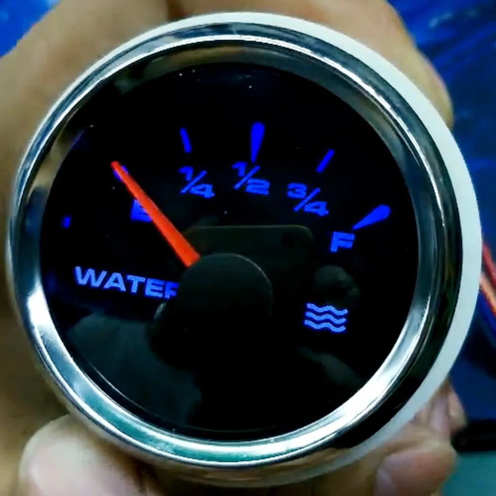 УФ-фильтр 52 мм с грузовых автомобилей датчик уровня воды Индикатор измерителя ЖК-дисплей Дисплей с красным Подсветка 12 V 24 v