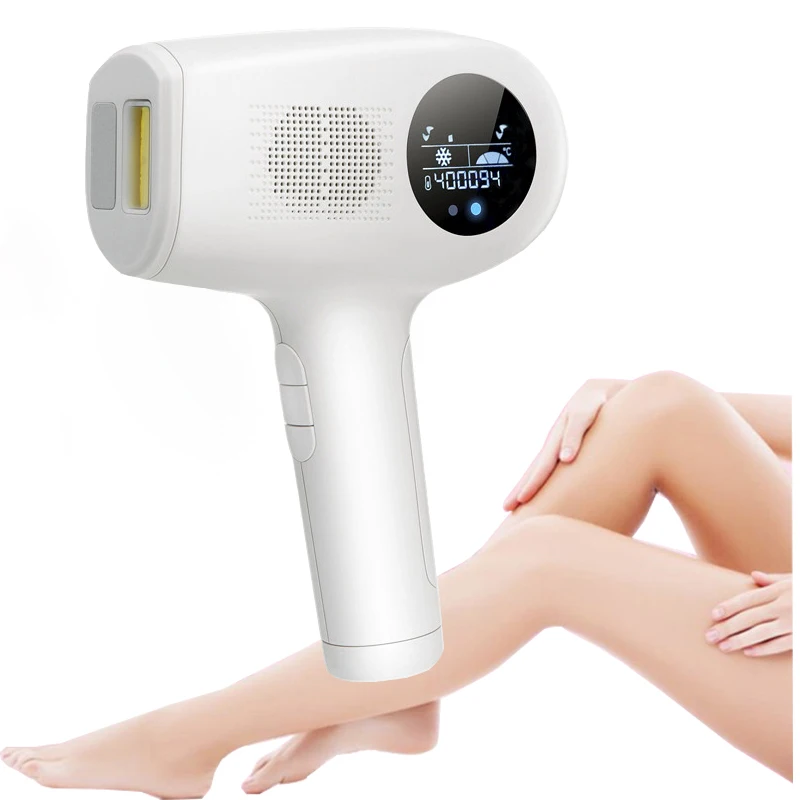 

Painless ICE Cold IPL Epilator Permanent Laser Hair Removal LCD Display 500000 Pulses Depilador Bikini Trimmer Photoepilator