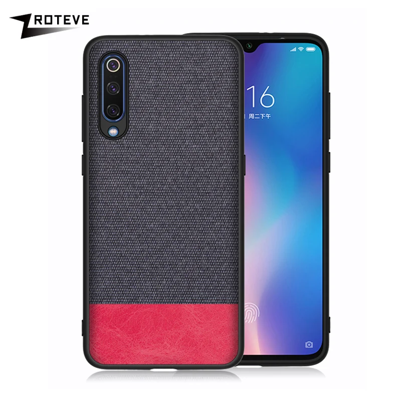 Для Xiaomi Mi 9 чехол ZROTEVE Силиконовый ТПУ Край холст задняя крышка модная ткань для 8 SE