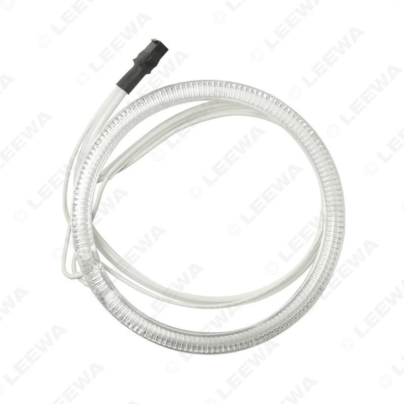 LEEWA 2X80 мм 2X124 Автомобильный CCFL ангельские глазки свет Halo кольца наборы фар для Toyota