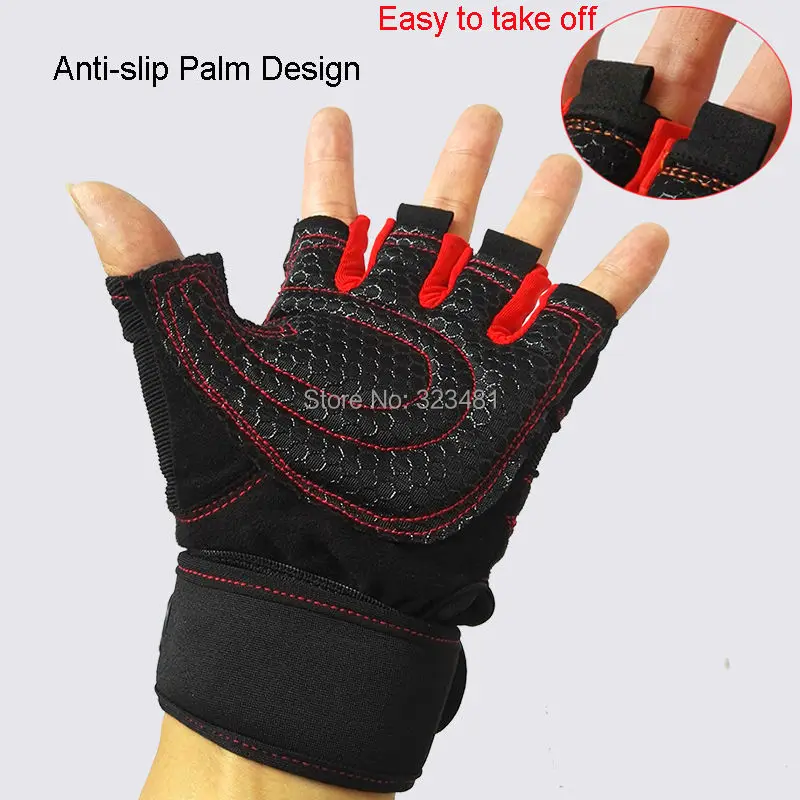 With Belt Body Building Fitness Gym Gloves Crossfit Weight Lifting Gloves For Men Musculation Women Anti-slip Barbell Dumbbell With Belt Body Building Fitness Gym Gloves Crossfit Weight Lifting Gloves For Men Musculation Women Anti-slip Barbell Dumbbell