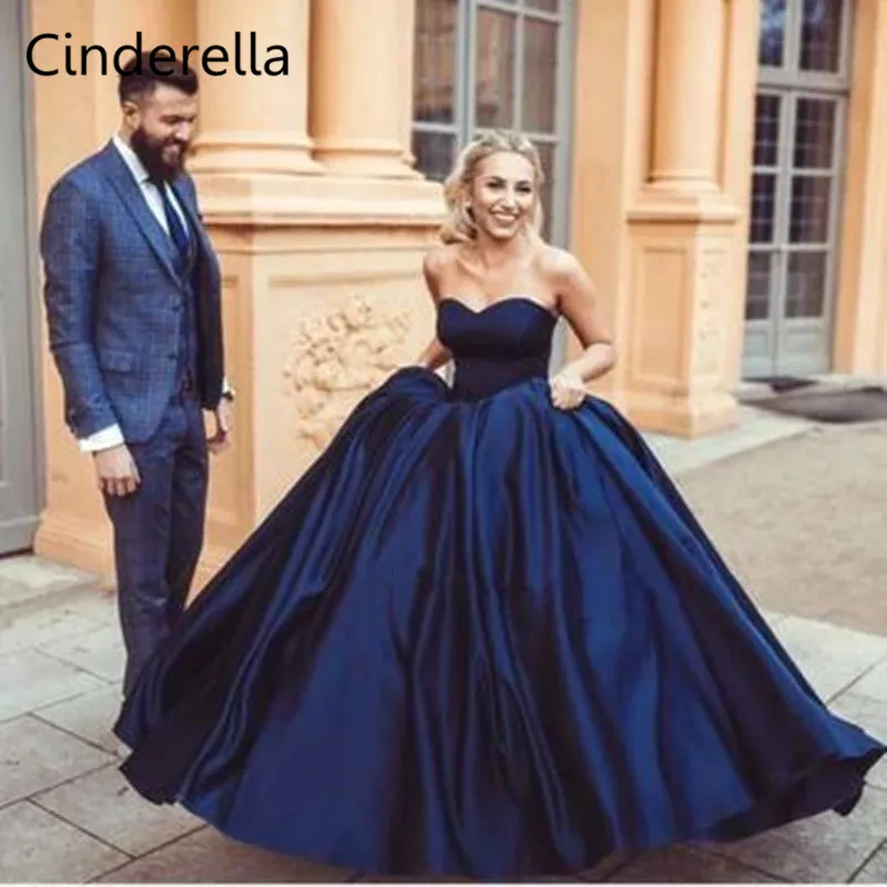 Cinderella Navy Blue Sweetheart 