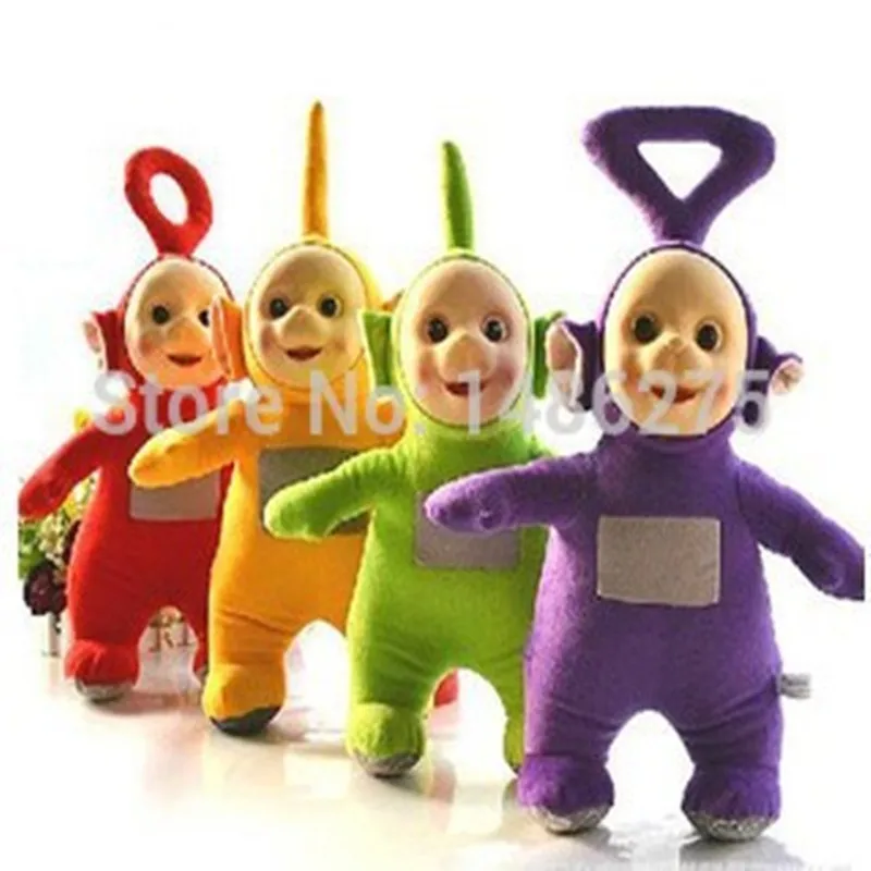 Teletubbies Laa Po Tinky Dipsy плюшевый набор кукол-игрушек 4 шт./лот рождественские подарки Детские подарки WJ233 - Цвет: 4pcs