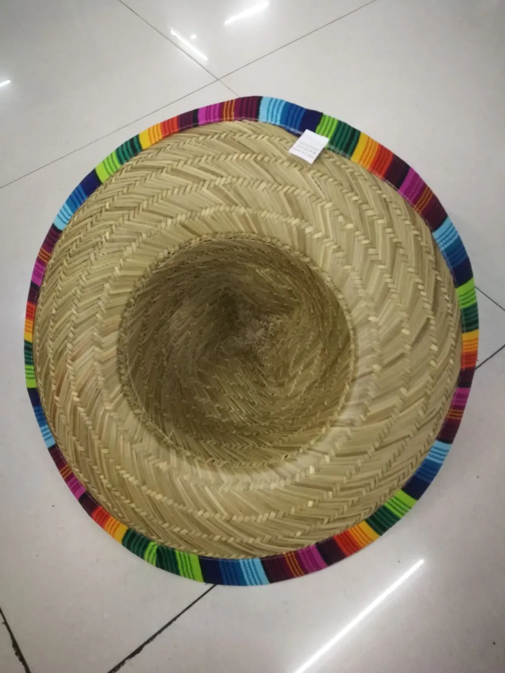 Натуральный для мужчин соломенная мексиканская шляпа сомбреро женщин Красочные День Рождения украшения настольные вечерние шляпы L3