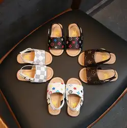 Детская Нескользящая пляжная обувь для маленьких детей, милая обувь принцессы, лето 2019, новые сандалии для мальчиков и девочек