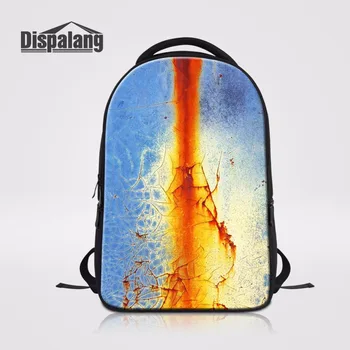 

Dispalang Leisure School Backpack Rust Printed Children Laptop School Bags College Student School Bagpack Youth Rucksack Mochila