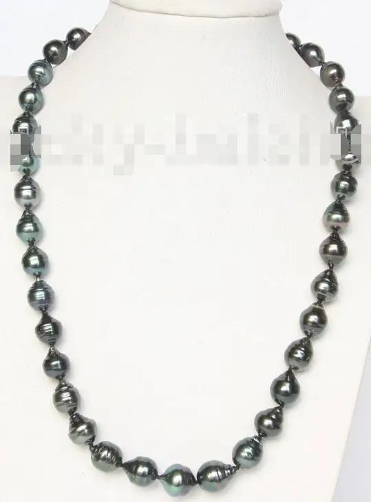 

Free Shipping >>> GENUINE BAROQUE 13MM BLACK SOUTH SEA TAHITIAN PEARL NECKLACE 14K