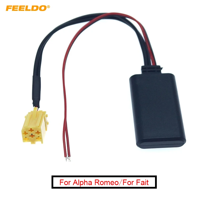 

FEELDO 1PC Car Audio Bluetooth Receiver Aux Adapter For Fait Alpha Lancia Smart 451 Stereo Radio Module Bluetooth Aux Cable