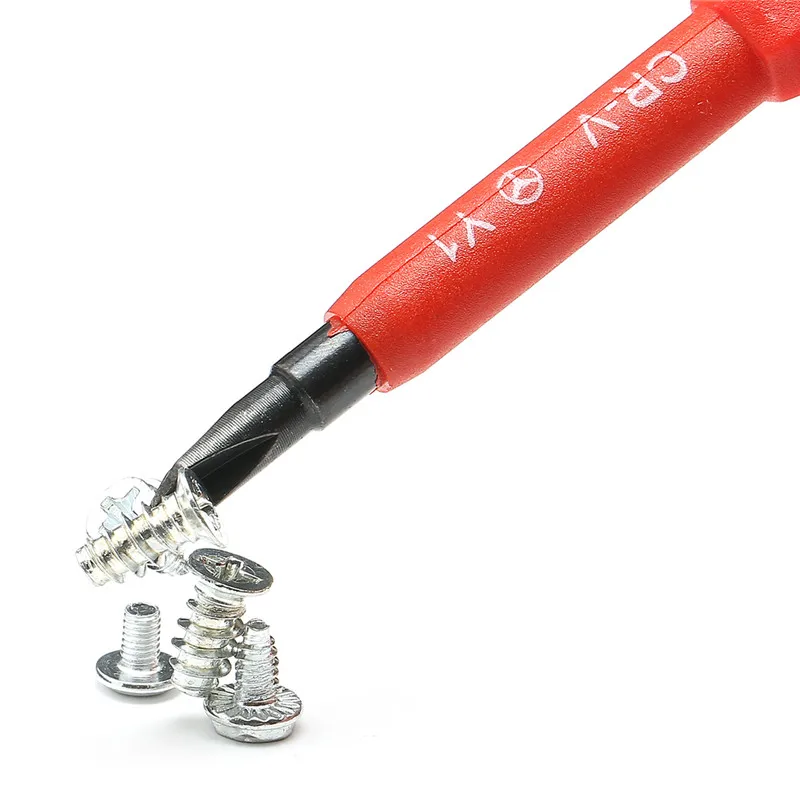 Drillpro 7 шт. электрические отвертки инструменты изолированные электрики одной головы ручной CRV щелевые Phillips, магнитная Herramientas