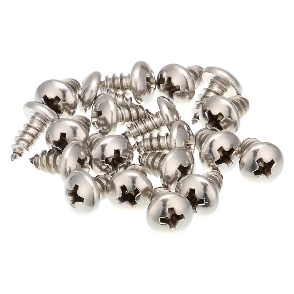 100 pcs M5 self tapping10 mm 304 stainless steel self tapping screws