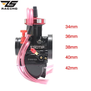 

ZS Racing High Quality PWK Black 34 36 38 40 42 ZSDTRP Carburetor Carburador Universal 2T 4T Engine Motorcycle Scootter UTV ATV