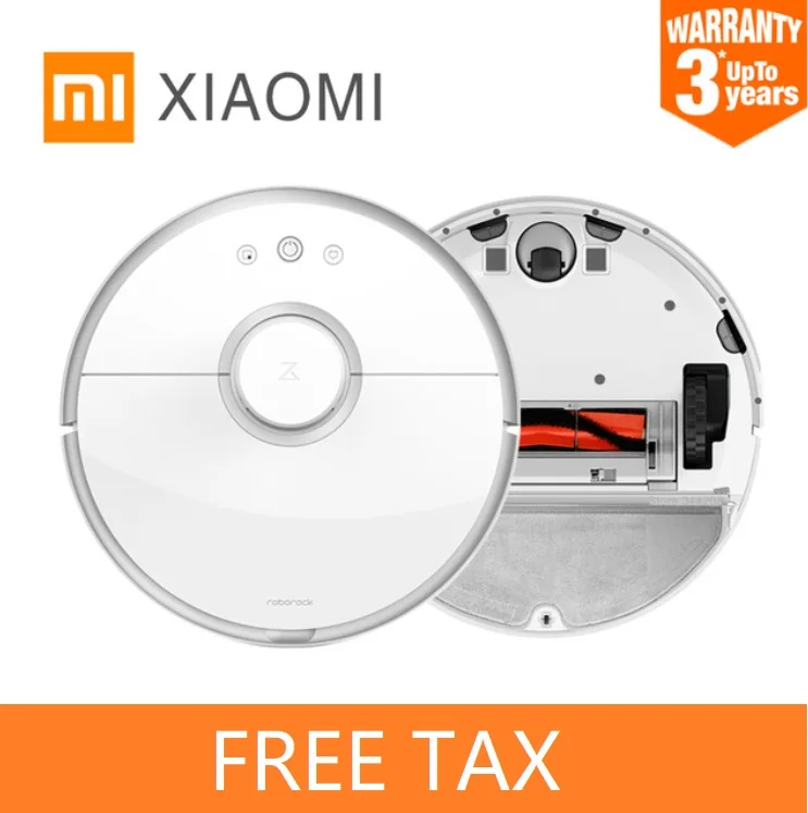 

Xiaomi2 Roborock 2 Smart Robot Vacuum Cleaner Planned Automatic Sweeping App Control for Home Dry and Wet Mop free