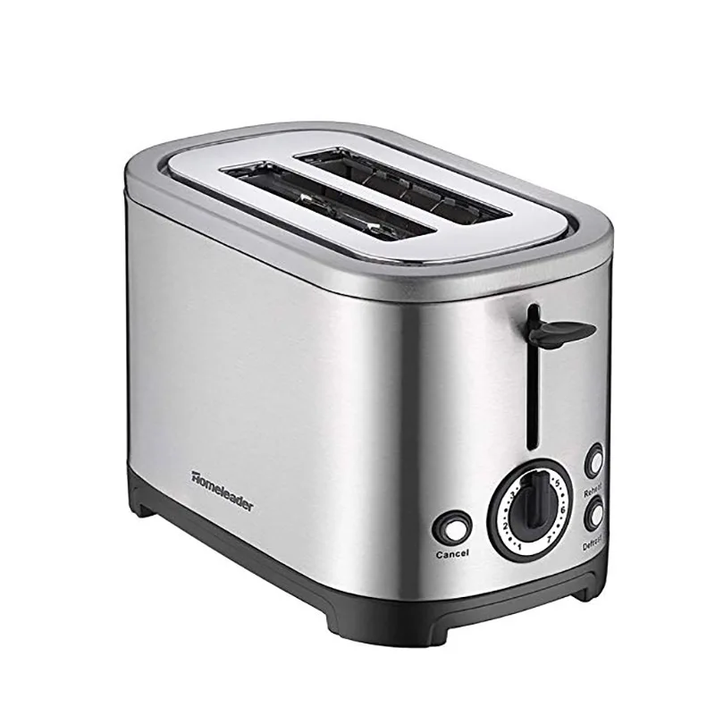 

Toaster Automatic Baking Bread Maker Breakfast Machine with 2 Slices of Bread 7 Levels of Tanning Removable Crumb Tray