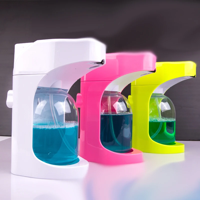 Billig 500ml Automatische Seife Spender Touchless Sanitizer Dispenser Eingebaute Infrarot Smart Sensor für Küche Bad seife spender