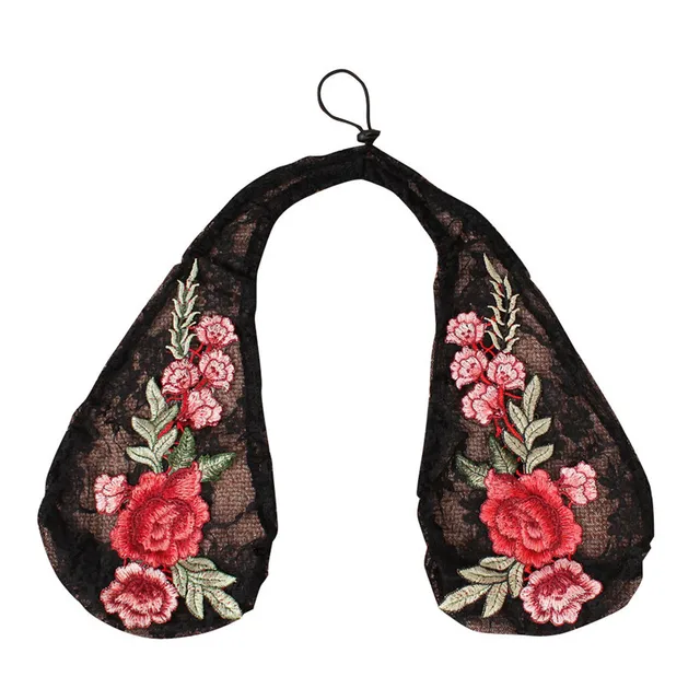 Buy Women Lace Embroidery Floral Halter Towel