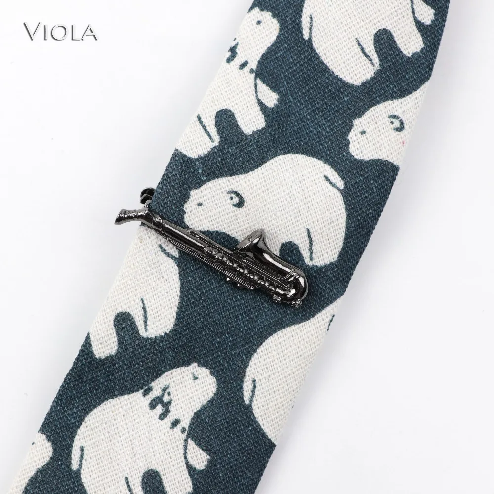 Китовая акула медведь набивная льняная шейный галстук 6 см-клипса набор мультфильм Для мужчин галстук-бабочка платье для банкета, вечеринки смокинг подарок аксессуар высокое качество