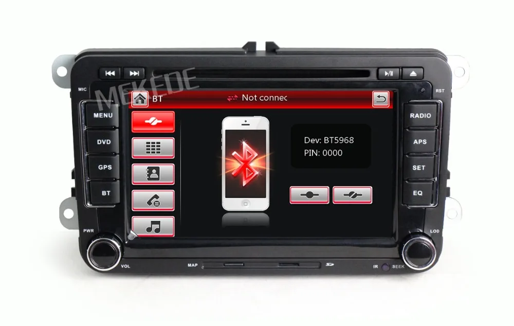 NaviFly автомобильный мультимедийный плеер 2Din автомобильный DVD для Volkswagen/Golf/Polo/Tiguan/Passat/b7/b6/SEAT/leon/Skoda/Octavia радио gps DAB