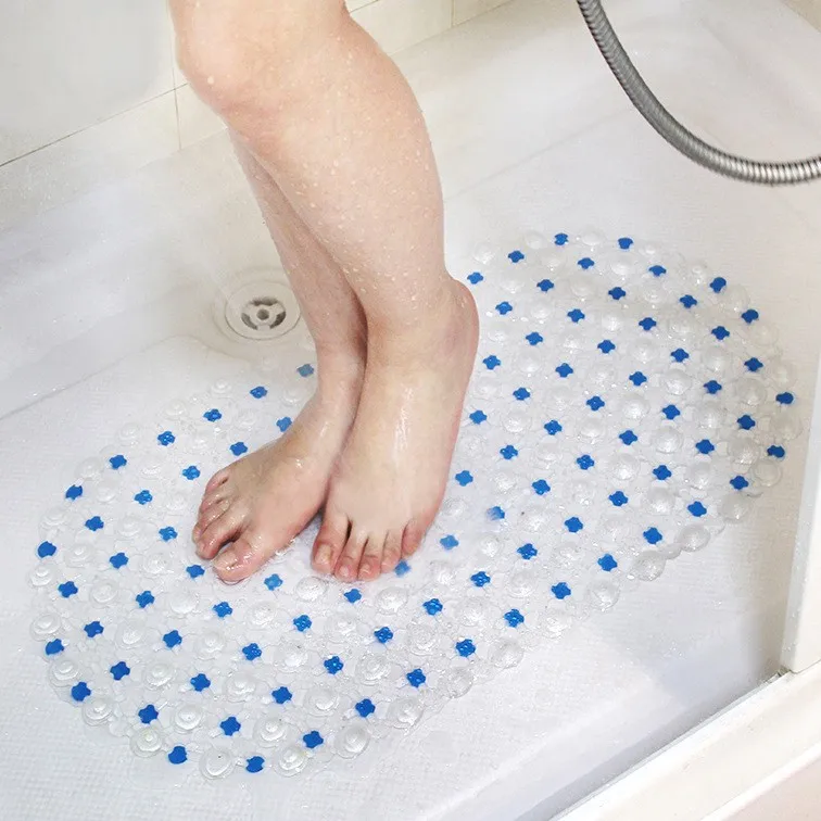 PVC Plastic Shower Mat Anti Slip Bathroom Mats Bath Mat Anti Skid Floor