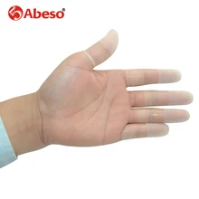 100 1000pcs lot ABESO ultrathin frosting latex finger cots safety gloves antislip non fingerprint for jewelry