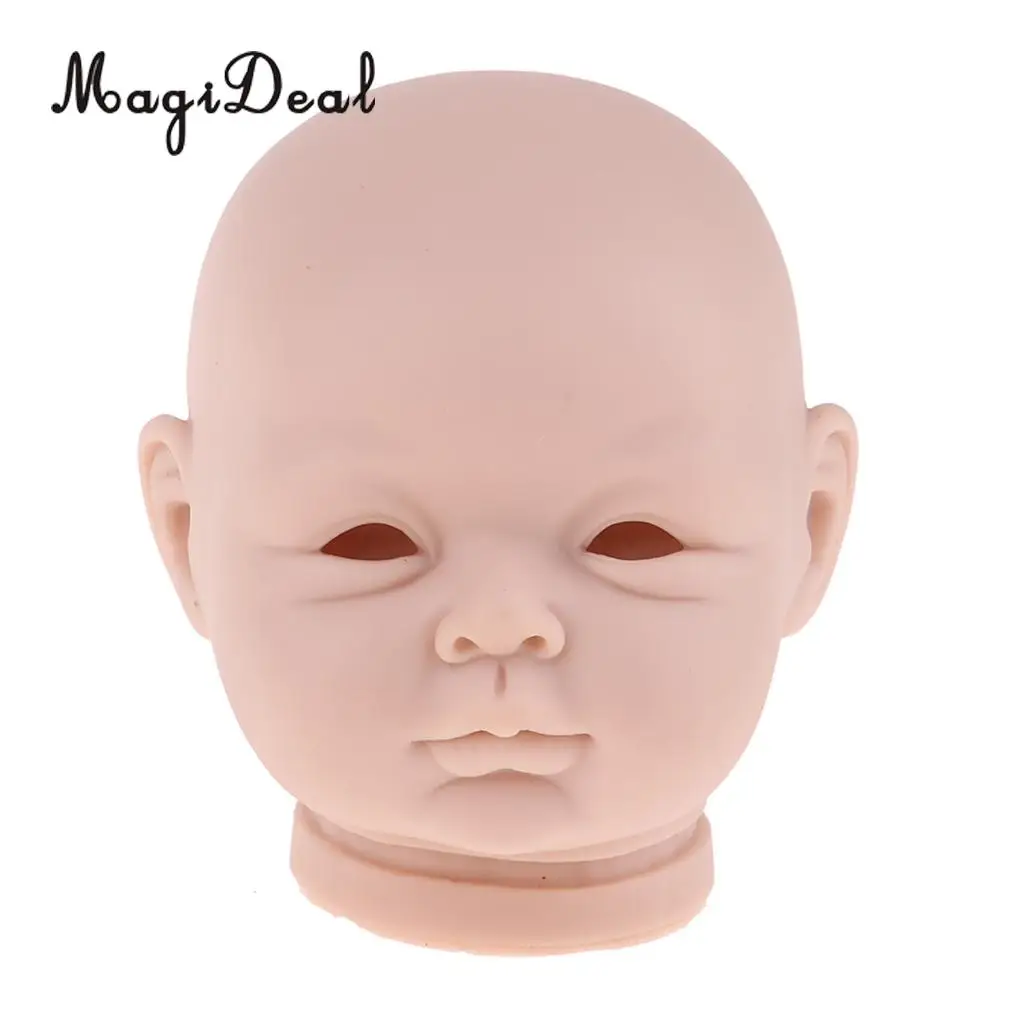 22inch Unpainted Reborn Doll Kits Soft Vinyl Newborn Baby Model DIY Making Accs