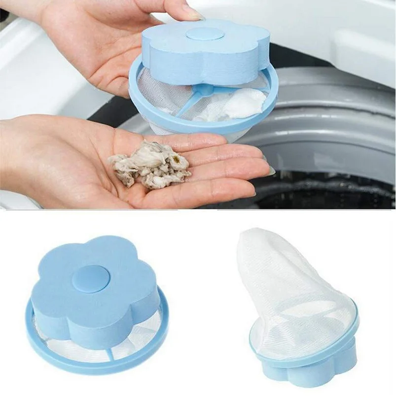 357PCS Filter Bag Mesh Filter Hair Removal Floating Lint Mesh Bag Filter Bag Washing Clean Home Cleaning Supplies 35MR21 (7)