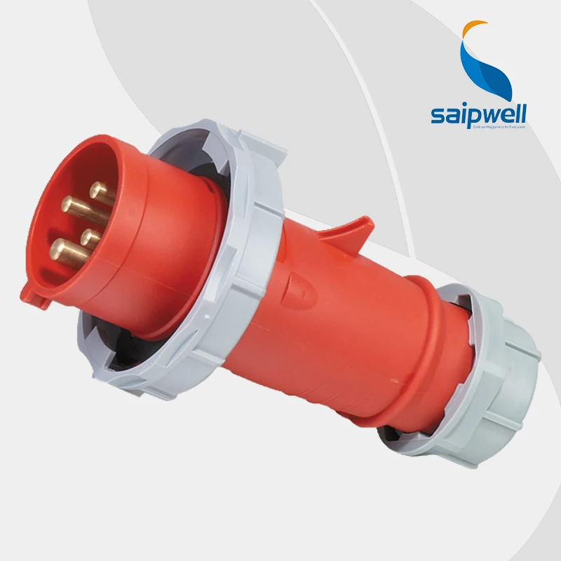16A 400V 4P (3P + E) промышленная штепсельная вилка EN/IEC 60309 2 4 pin открытый IP67 ЗАЩИТА ОТ