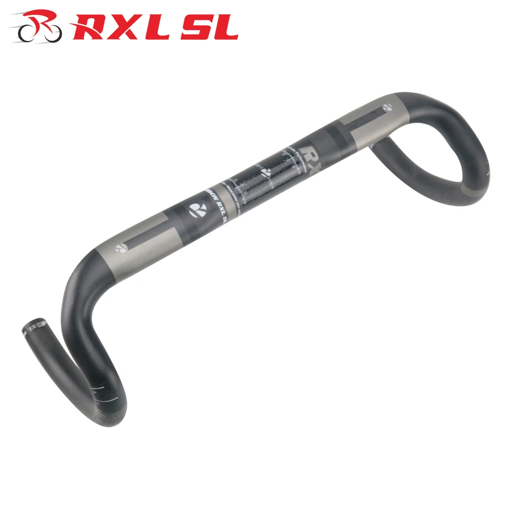 RXL SL велосипед рупор руль для велосипеда из углеродного волокна, TT бар Дорожный отдых Рули черное крепление на велосипед UD матовый 31,8*400/420/440 руль для триатлона
