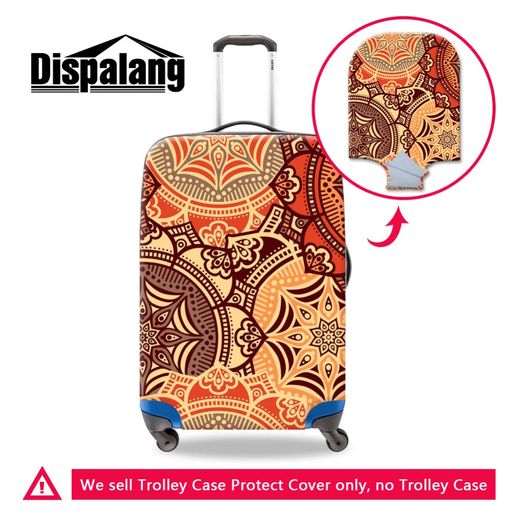 -luggage protective cover (8) Flower Printing Luggage Protective Cover for 18-30 Inch Suitcase,Stretch Elastic Covers for Travel Luggage Protective Case Cover