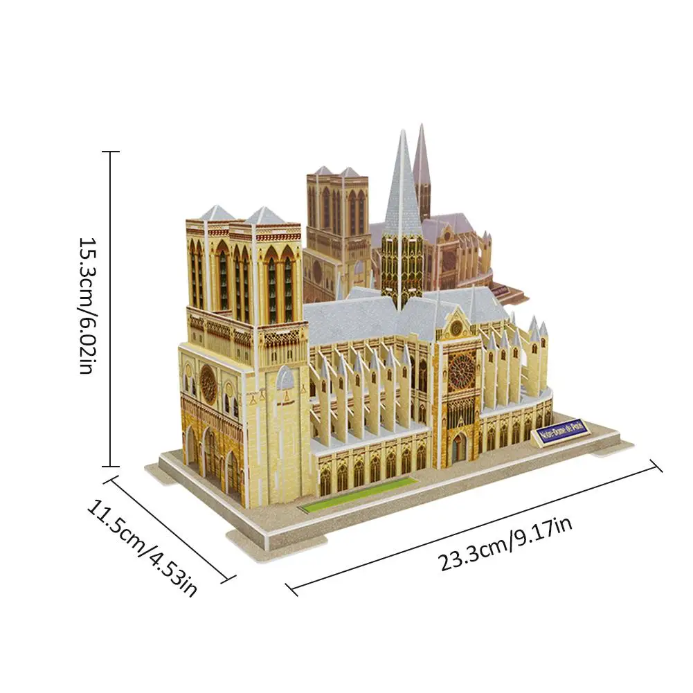 Architecture 3D DIY Big Ben Building Blocks Sets City Bricks Classic Skyline
