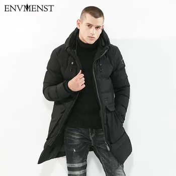 

Hot Sale Men Jackets Parkas Long Warm Thick Men Downs 3XL Plus Size Slim Fits Men Winter Coats Jacquard New Fashion Men Jackets