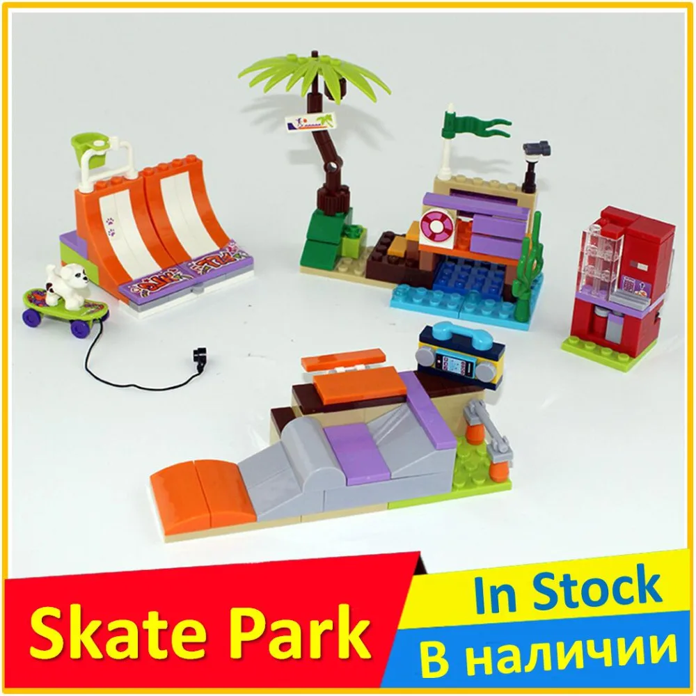 

Heartlake Skate Park 41091 Building Blocks Model Toy For Children BELA 10491 Compatible legoed Friends Bricks Figure Set