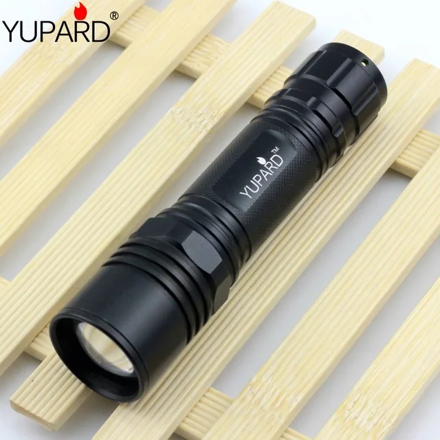 

YUPARD led Torch Zoomable LED power bright camping fishing Flashlight Torch light 3xAAA or 1x18650 Bright XML T6 LED